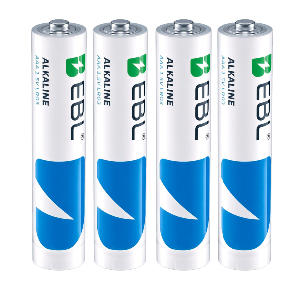 Pilas alcalinas AAA 1,5 V (4 unidades)